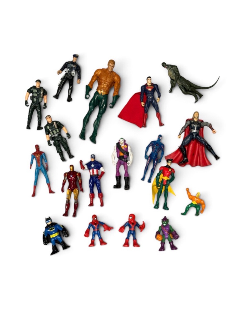 Superhero Action Figures Assorted Lot